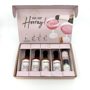 Inspired by Thoughtfully Sip Sip Hooray Bubbly Cocktails Shimmer Box Set BB 6/26